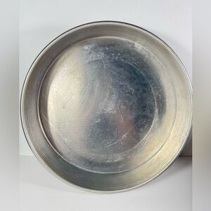 Vintage Magic Line Baking Cake Pan Aluminum Round 14X3 Silver